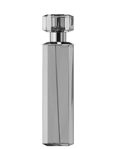 Perfume bottle colour render - grey - side