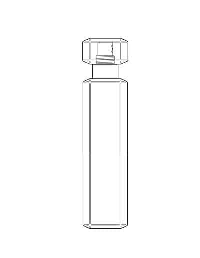 Perfume bottle line drawing (no shading) 4/7