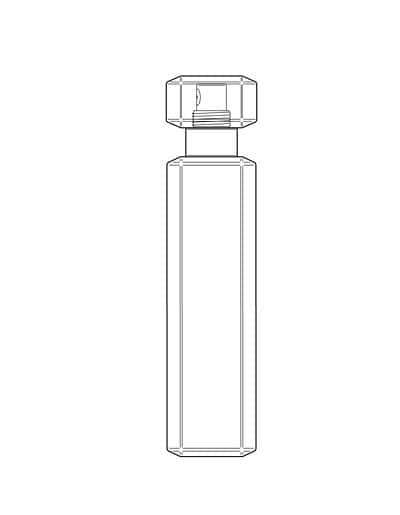 Perfume bottle line drawing (no shading) 5/7